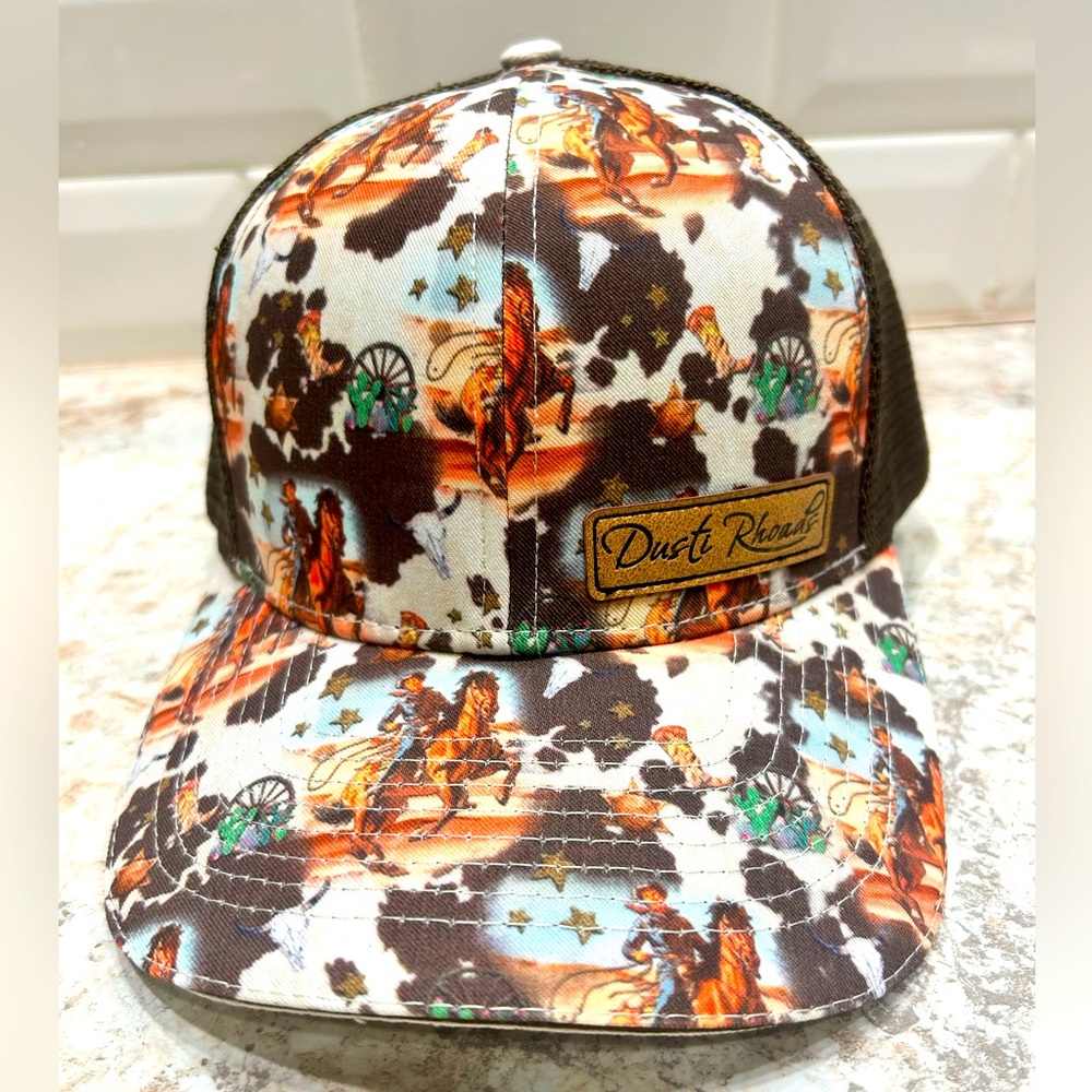 New! Dusti Rhoads western cap